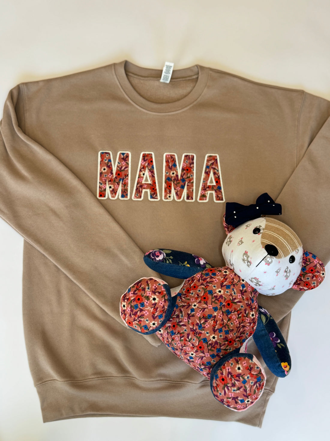 Custom Mama Appliqué Sweater (Made from Baby Clothes)
